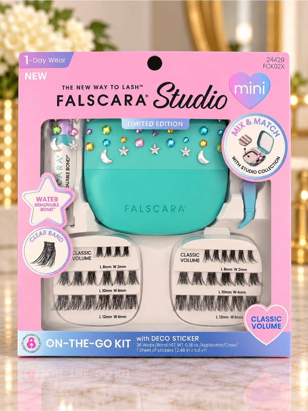 Falscara Studio Mini Festival Classic Volume Lash Kit 36 Wisps Limited Edition